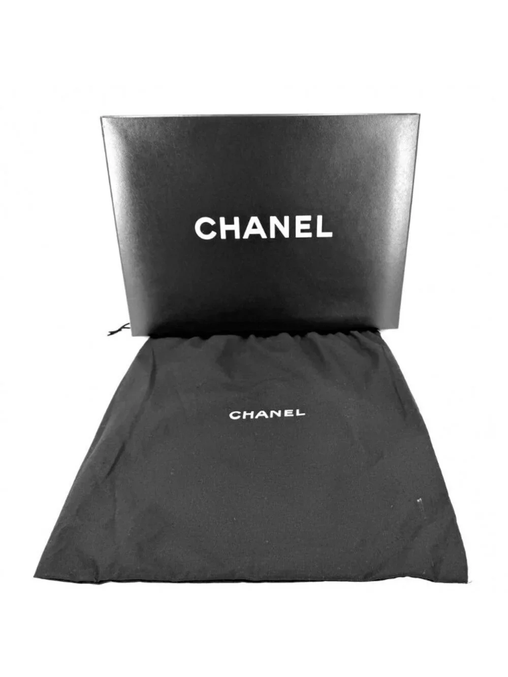Chanel Shoulder Bag Choedge Coat CC Logo Lambskin Black Gold Vintage
